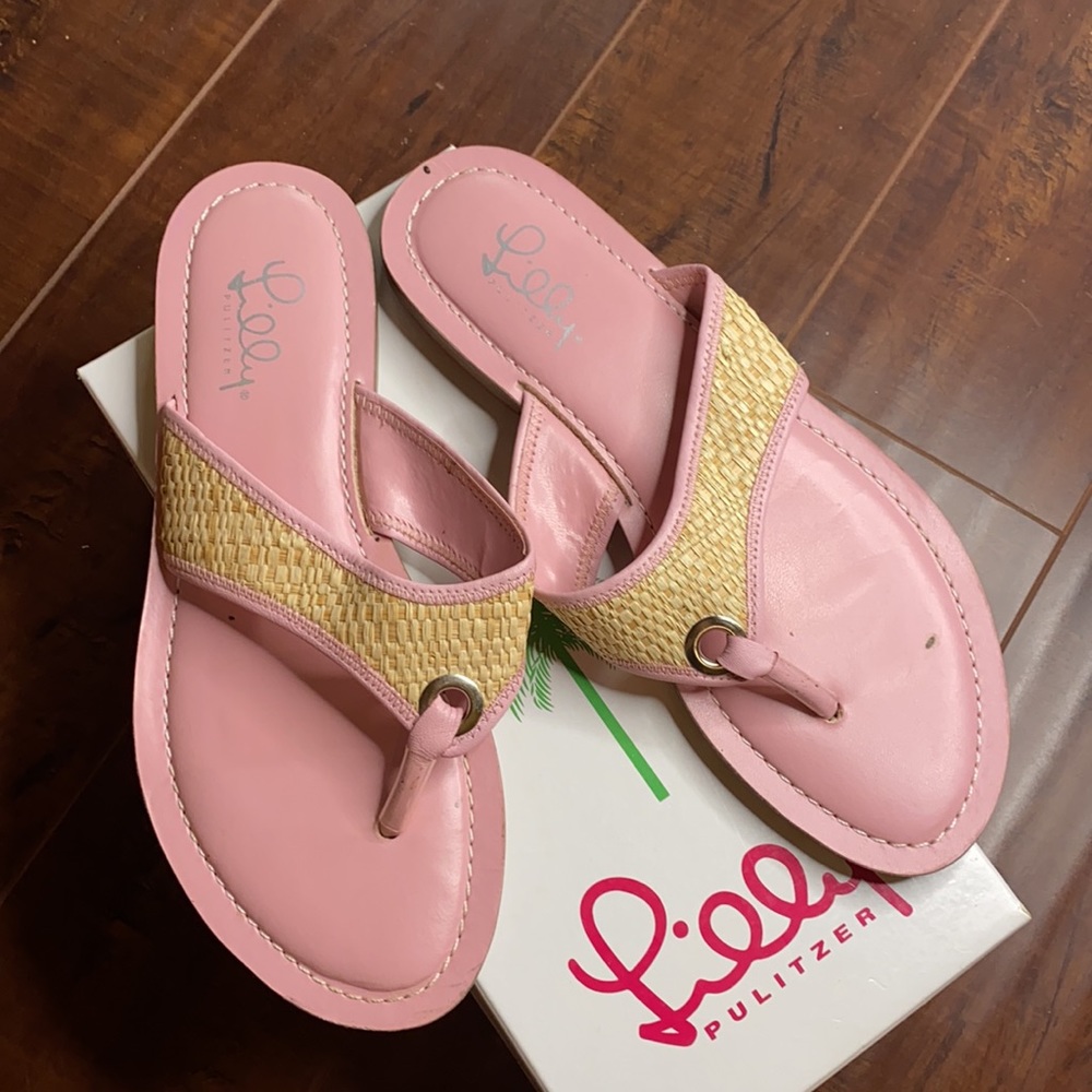 Lilly Pulitzer Benny Thong Sandals - Picture 2 of 5